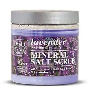 Dead Sea Collection Salt Scrub with Lavender Reviving Calming Exfoliating NEW